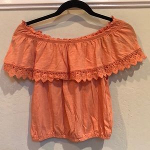 American Rag off the shoulder top